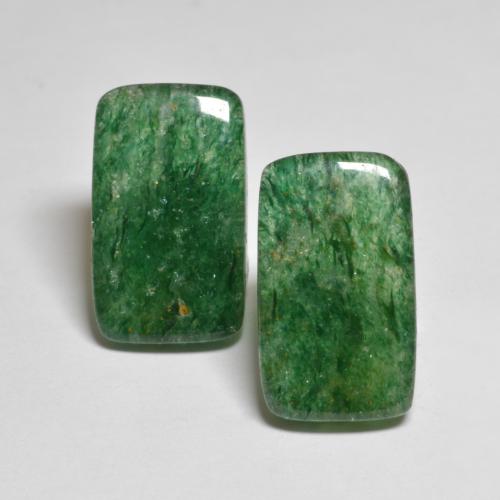 10.83캐럿 천연 인텐스 그린 아벤츄린 보석, 바게트, 14.8×8.8 mm, 투명한