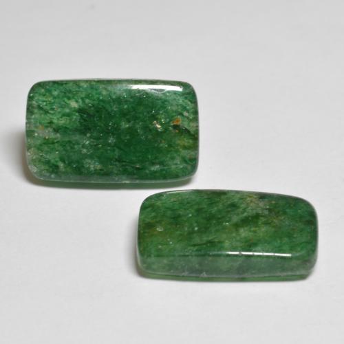 10.83캐럿 천연 인텐스 그린 아벤츄린 보석, 바게트, 14.8×8.8 mm, 투명한