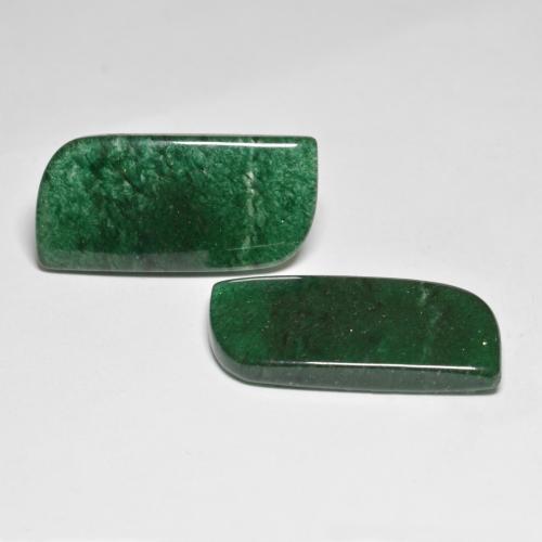 26.15캐럿 천연 그린 아벤츄린 보석, 멋진 모양, 24.9×12.2 mm, 투명한