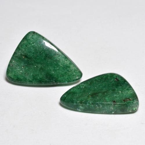 9.23캐럿 천연 여러 가지 빛깔의 녹색 아벤츄린 보석, 멋진 모양, 16×11.1 mm, 투명한