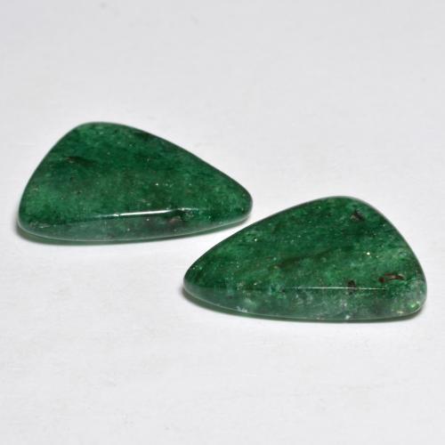 9.23캐럿 천연 여러 가지 빛깔의 녹색 아벤츄린 보석, 멋진 모양, 16×11.1 mm, 투명한