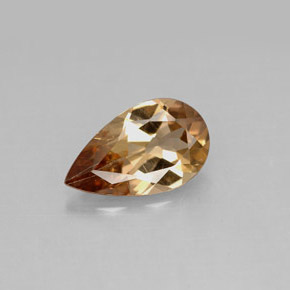 1.79캐럿 천연 골든 브라운 악시나이트, 배 모양, 11×6.6 mm, VS-SI
