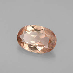 1.60캐럿 천연 골든 브라운 악시나이트, 타원형 컷, VS-SI