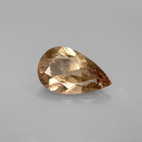 2.28캐럿 천연 골든 브라운 악시나이트, 배 모양, 12.1×7.5 mm, VS-SI