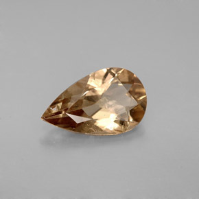 2.28캐럿 천연 골든 브라운 악시나이트, 배 모양, 12.1×7.5 mm, VS-SI