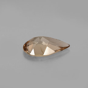 2.04캐럿 천연 골든 브라운 악시나이트, 배 모양, VS