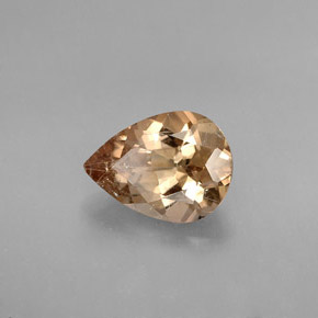 1.74캐럿 천연 골든 브라운 악시나이트, 배 모양, SI