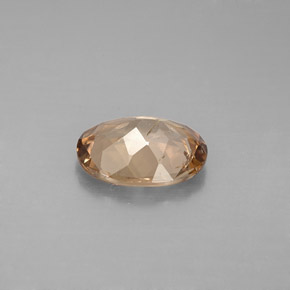 2.31캐럿 천연 골든 브라운 악시나이트, 타원형 컷, VS-SI