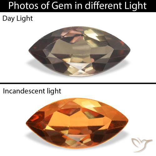 1.05ct 자연스러운 연한 갈색 악시나이트, 보석, SI