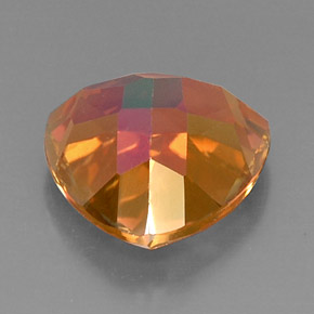 11.44캐럿 천연 멀티컬러 아조틱 토파즈, 트릴리언, 14.1×14 mm, VVS-VS