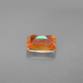 1.92캐럿 천연 멀티컬러 아조틱 토파즈, 에메랄드 컷, 8.2×6.2 mm, VS