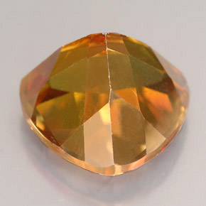 11.98캐럿 천연 멀티컬러 아조틱 토파즈, 트릴리언, 14.1×14 mm, VVS