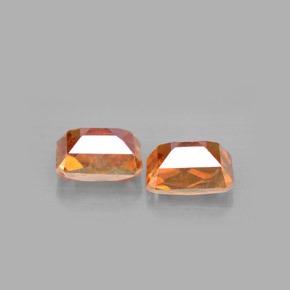 캐럿 천연 탑 레인보우 아조틱 토파즈 보석, 에메랄드 컷, 8.9×7 mm, VVS-VS