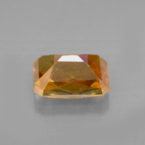 2.66캐럿 천연 탑 레인보우 아조틱 토파즈, 에메랄드 컷, 9.1×7 mm, VVS-VS