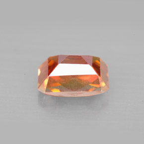 2.56캐럿 천연 탑 레인보우 아조틱 토파즈, 에메랄드 컷, 8.9×6.9 mm, VS