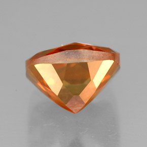 3.00캐럿 천연 탑 레인보우 아조틱 토파즈, 쿠션 컷, 8×8 mm, VVS-VS