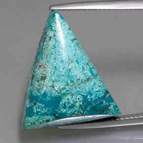 14.55캐럿 천연 멀티컬러 블루 아주라이트, 일조, 불투명체