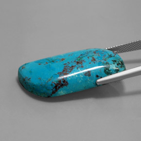 32.39캐럿 천연 멀티컬러 블루 아주라이트, 멋진 모양, 불투명체