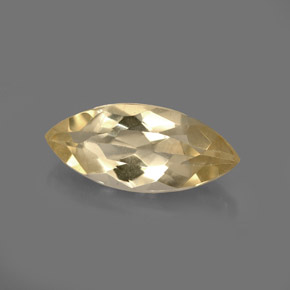 2.09캐럿 천연 골든 옐로우 베릴, 마퀴즈, 13.8×6.1 mm, VVS