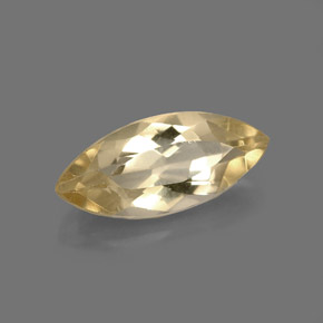 2.09캐럿 천연 골든 옐로우 베릴, 마퀴즈, 13.8×6.1 mm, VVS
