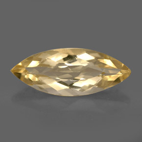 2.80캐럿 천연 골든 옐로우 베릴, 마퀴즈, 17.2×6.8 mm, IF