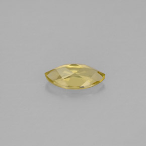0.51캐럿 천연 골든 옐로우 베릴, 마퀴즈, 8.1×4.3 mm, VVS
