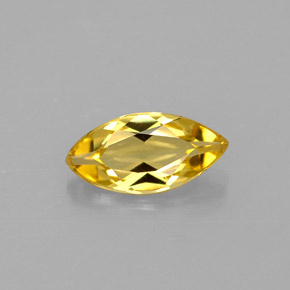 0.47캐럿 천연 골든 옐로우 베릴, 마퀴즈, 8.2×4.1 mm, VVS