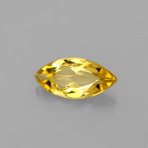0.47캐럿 천연 골든 옐로우 베릴, 마퀴즈, 8.2×4.1 mm, VVS