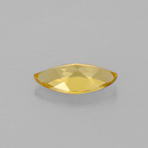0.47캐럿 천연 골든 옐로우 베릴, 마퀴즈, 8.2×4.1 mm, VVS
