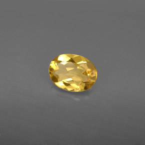 0.95캐럿 천연 골든 옐로우 베릴, 타원형 컷, 7.7×5.8 mm, VVS-VS