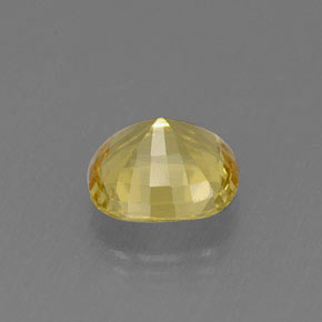 0.74캐럿 천연 골든 옐로우 베릴, 쿠션 컷, 5.9×5.8 mm, VVS-VS
