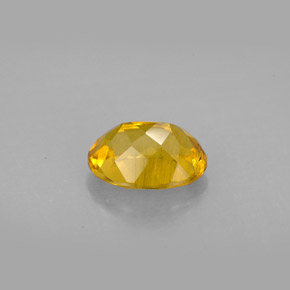 1.21캐럿 천연 골든 옐로우 베릴, 타원형 컷, 8×6.1 mm, VS