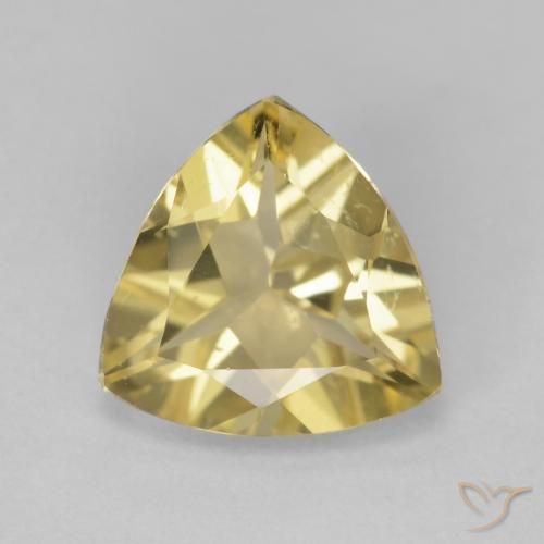 1.32ct 자연스러운 따뜻한 노란색 녹주석, 일조, VVS-VS