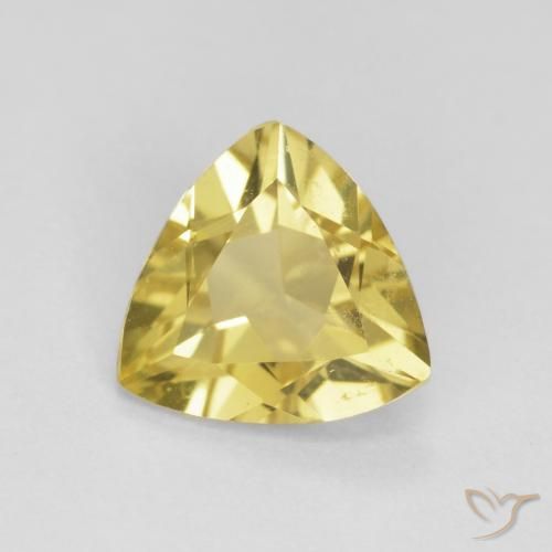 0.96ct 자연스러운 디종 옐로우 녹주석, 일조, VS