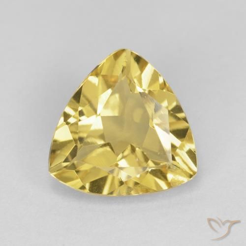 2.17ct 자연스러운 연노랑 녹주석, 일조, VS