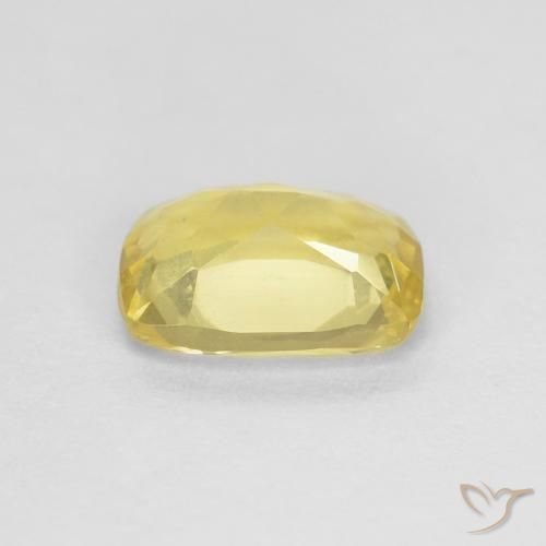 0.75캐럿 천연 매우 밝은 허니 옐로우 베릴, 쿠션 컷, 6.9×5 mm, VS