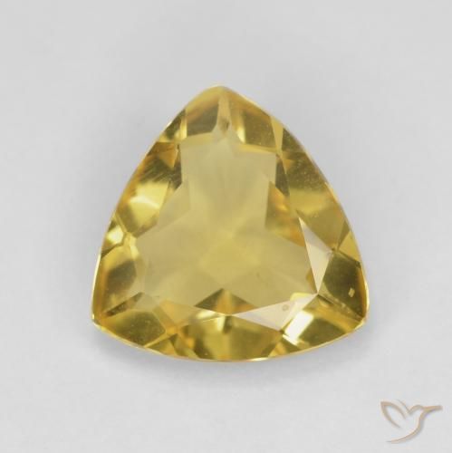 1.83ct 자연스러운 미디엄 옐로우 녹주석, 일조, VVS-VS