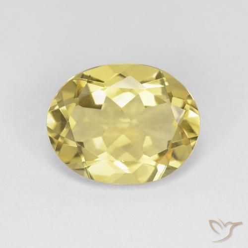 2.89ct 자연스러운 투스카니 옐로우 녹주석, 타원형, VVS