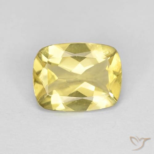1.62ct 자연스러운 투스카니 옐로우 녹주석, 방석, VVS