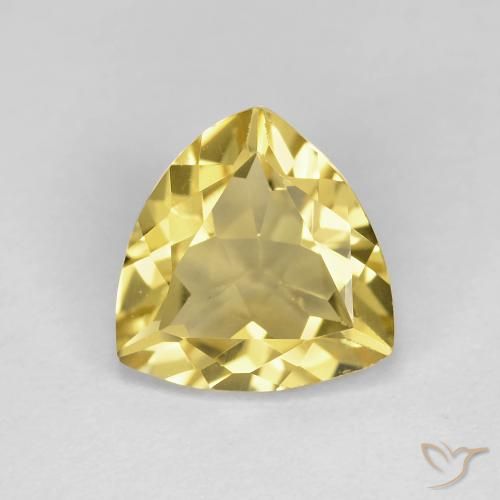 1.90ct 자연스러운 라이트 골드 녹주석, 일조, VVS-VS