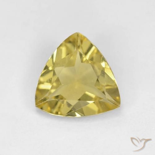 1.22ct 자연스러운 따뜻한 노란색 녹주석, 일조, VS