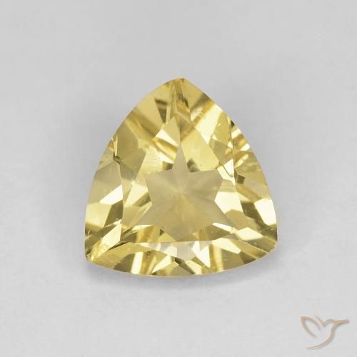1.37ct 자연스러운 따뜻한 노란색 녹주석, 일조, VS