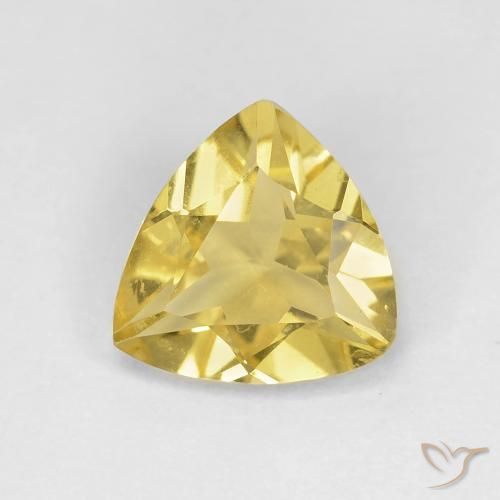 1.33ct 자연스러운 흙빛 노란색 녹주석, 일조, VS