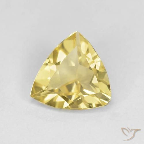 1.19ct 자연스러운 연노랑 녹주석, 일조, VS