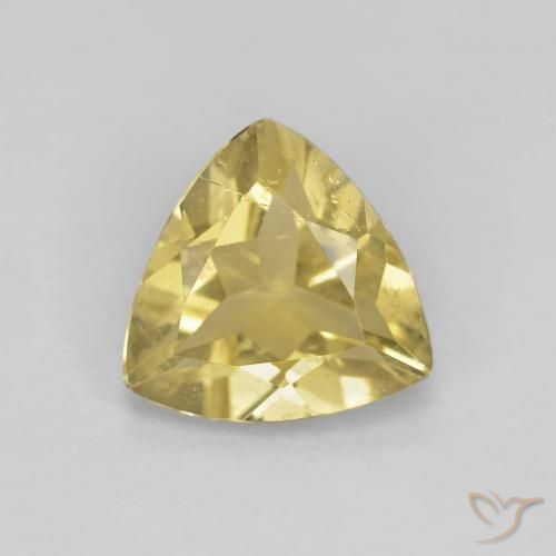 1.50ct 자연스러운 따뜻한 노란색 녹주석, 일조, VS