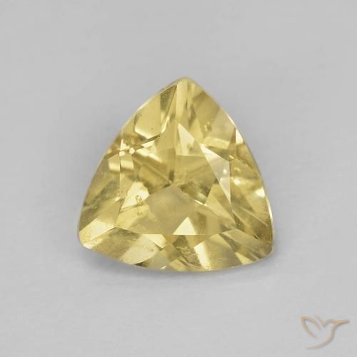 0.85ct 자연스러운 따뜻한 노란색 녹주석, 일조, VS