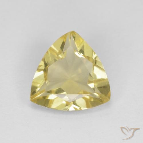 1.20ct 자연스러운 연노랑 녹주석, 일조, VVS-VS