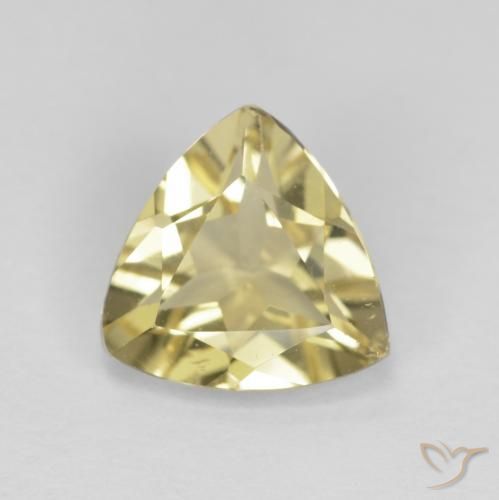 1.39ct 자연스러운 Medium Light-Yellow 녹주석, 일조, VVS-VS