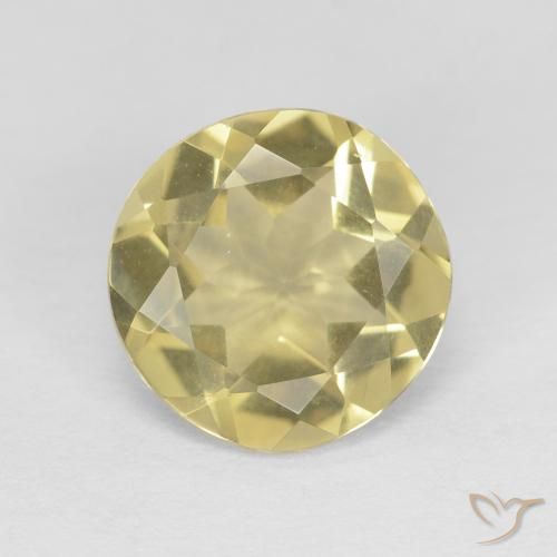 1.69ct 자연스러운 황금색 녹주석, 둥근, VVS-VS