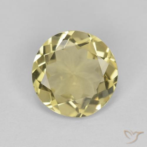 2.07ct 자연스러운 황금색 녹주석, 둥근, VVS-VS